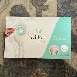 Willow Reusable Milk Containers, 24mm, NWT